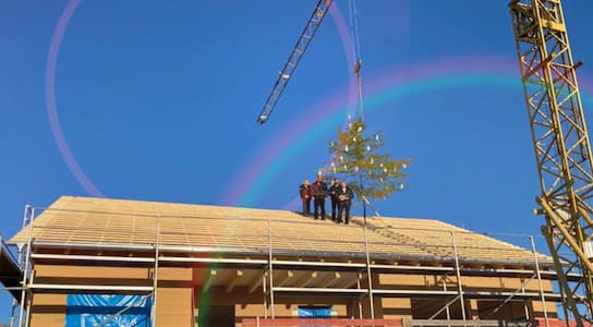 Hausbau in Holzständerbauweise
