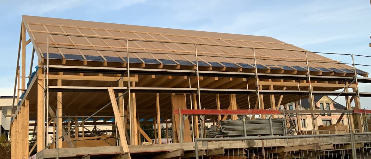 Hausbau in Holzständerbauweise