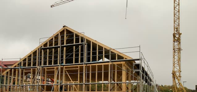 Hausbau in Holzständerbauweise